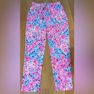 Lilly Pulitzer Lola Jogger Pant Coco Coral Crab XS